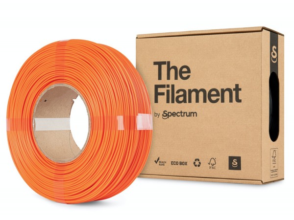 The Filament ReFill PLA MACHINERY ORANGE 1.75mm 1kg