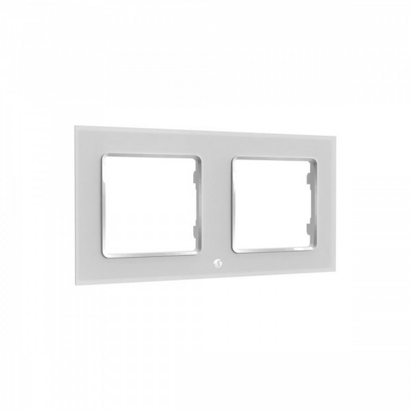 Shelly Accessories &quot;Wall Frame 2&quot; Wandtaster Rahmen 2-fach Weiß