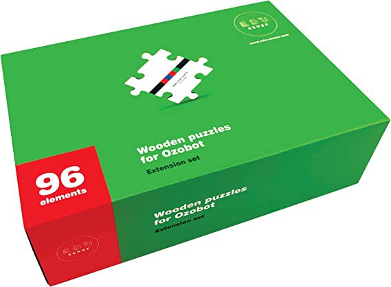 Ozobot MINT Erweiterung Holz-Puzzle Erweiterungs-Set &quot;Wooden puzzle extension pack&quot; für Ozobot Evo u