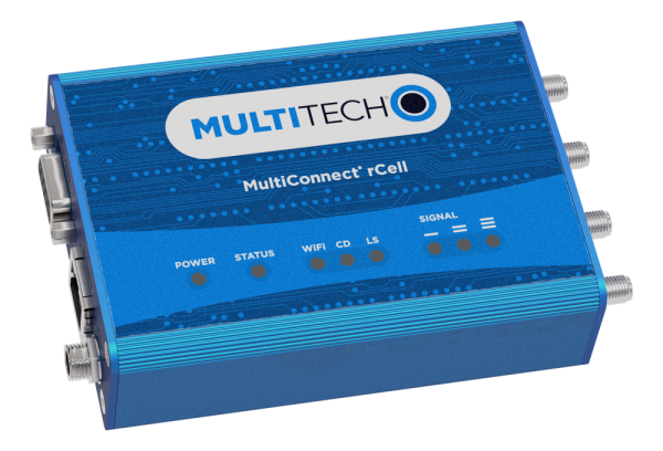 MultiTech MultiConnect® rCell 100 Series LTE Cat 4 Router mit Fallback und Wi-Fi/BT/GPS mit EU/UK