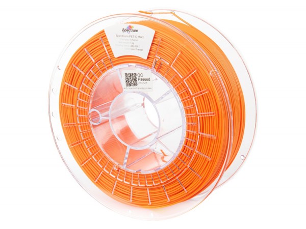 Filament Spectrum PET-G MATT LION ORANGE (RAL 2004) 1.75mm 1kg