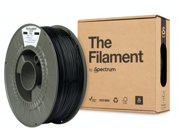 The Filament PLA MIDNIGHT BLACK 1.75mm 1kg