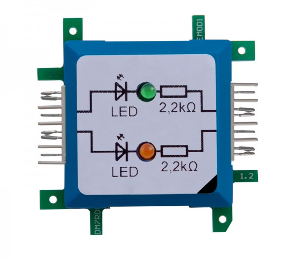 ALLNET Brick&#039;R&#039;knowledge LED dual grün &amp; orange Signal durchverbunden