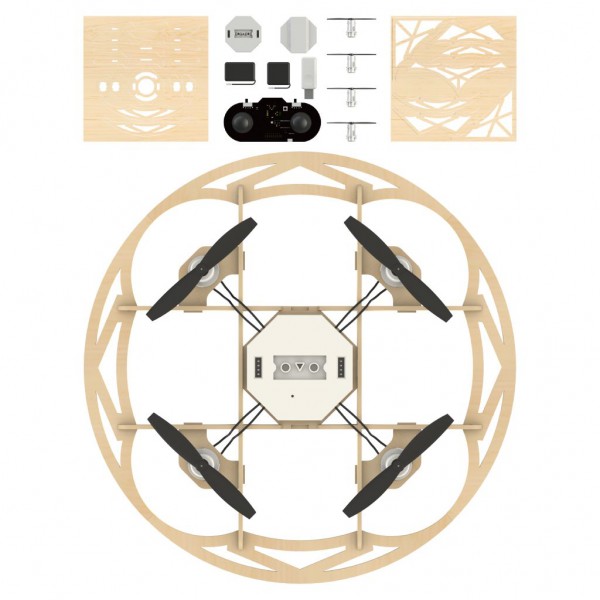 Airwood Taiji Holz Drohne / Wooden Drone Kit