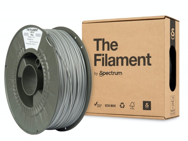 The Filament PLA SILVER ALUMINIUM 1.75mm 1kg