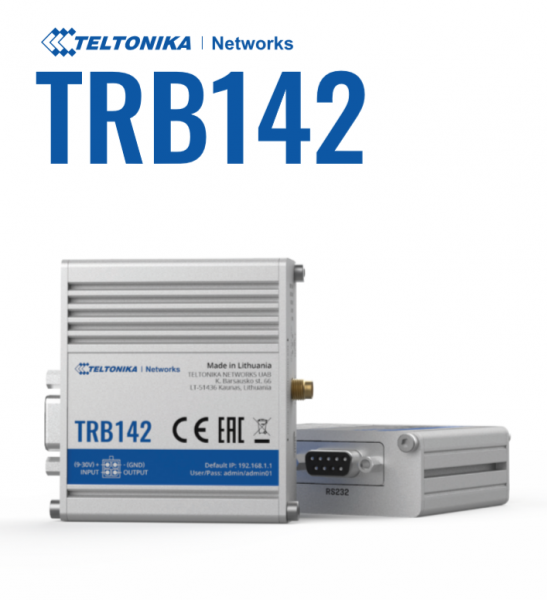 Teltonika Gateway TRB142 LTE CAT4 RS232