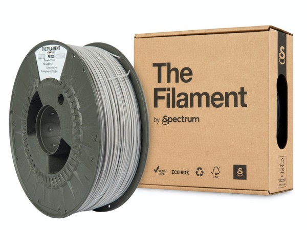 The Filament PETG CLOUD GREY 1.75mm 1kg