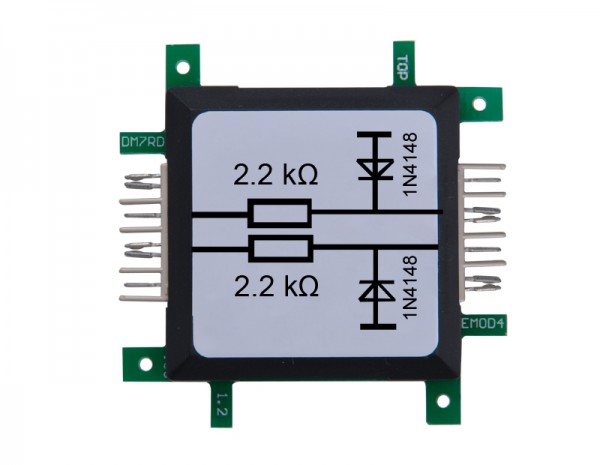 ALLNET Brick'R'knowledge Widerstand 2,2K doppelt Ohm mit Schutzdiode