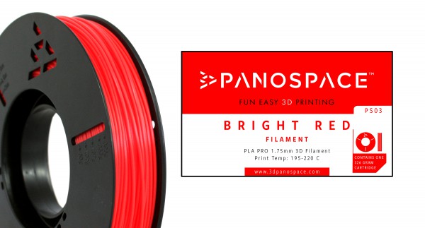 Panospace - Filament PLA red rot 1,75mm