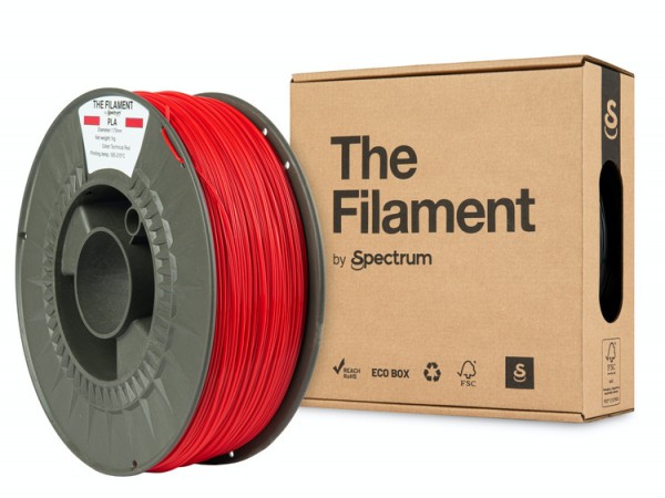 The Filament PLA TECHNICAL RED 1.75mm 1kg