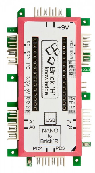 ALLNET Brick&#039;R&#039;knowledge Arduino® Nano Adapter - Ohne Arduino®