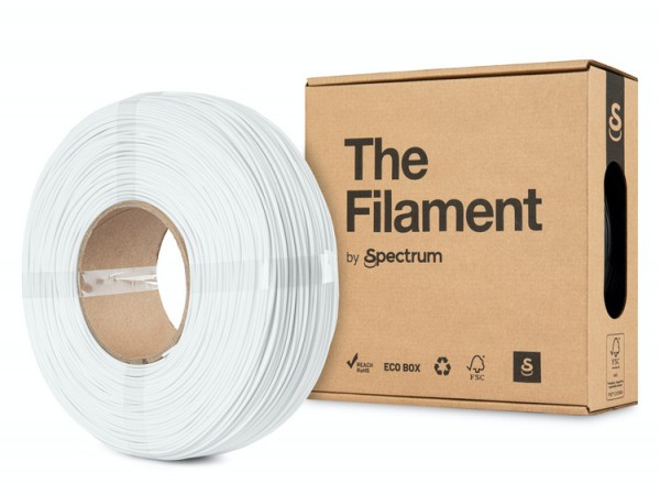 The Filament ReFill PETG SNOW WHITE 1.75mm 1kg