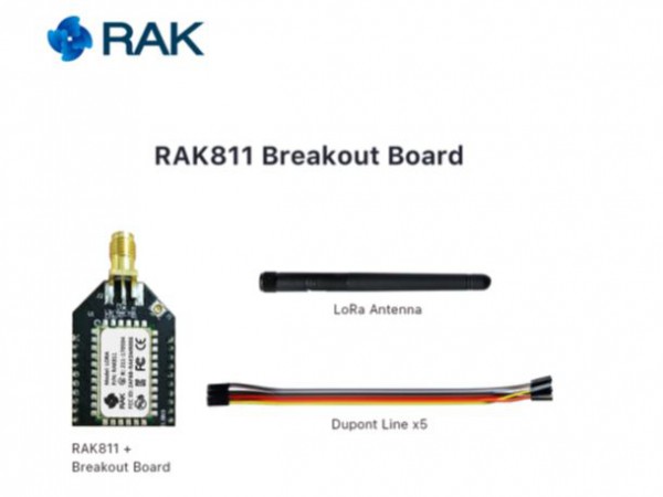 RAK Wireless RAK811 Breakout Board small and Open Source Development Board, 868/915MHz, Quickly Test