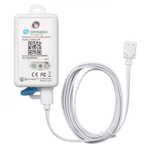 DRAGINO Sensor LoRa Temperatur, Luftf. und Vibration Sensor Node LHT65N-VIB-EU868