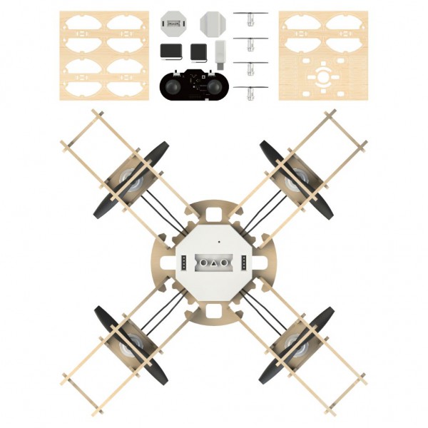 Airwood Sophon Holz Drohne / Wooden Drone Kit