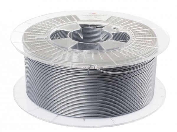 Spectrum 3D Filament / PET-G Premium / 1,75mm / Silver Start / Silber / 1kg