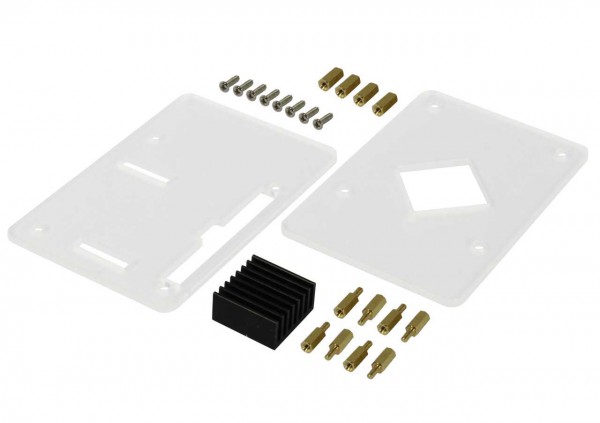 Rock Pi 4 zbh. Simple Acrylic Case