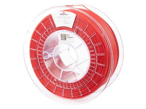 Filament Spectrum PET-G MATT BLOODY RED (RAL 3020) 1.75mm 1kg