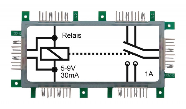 ALLNET Brick'R'knowledge Relais 5-9V 30mA 2x1
