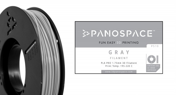 Panospace - Filament PLA grey grau 1,75mm
