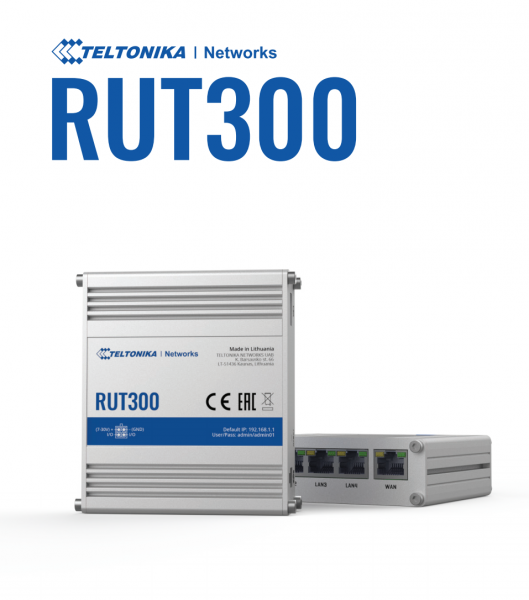 Teltonika Router RUT300 Ethernet-Wireless