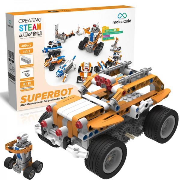 Makerzoid Superbot Building Blocks ab 6 Jahren