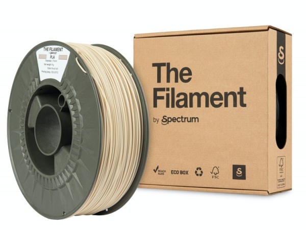 The Filament PLA WOOD ASH 1.75mm 1kg