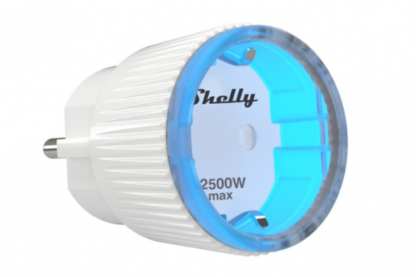 Shelly Energie Plug S Wi-Fi-Smart-Steckdose mit Leistungsmessung