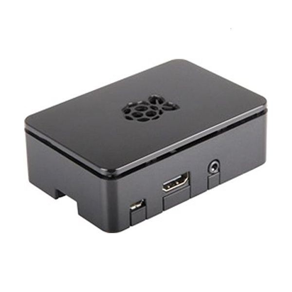 Raspberry Pi Zubehör - Gehäuse schwarz für Pi A+/B+/2/3