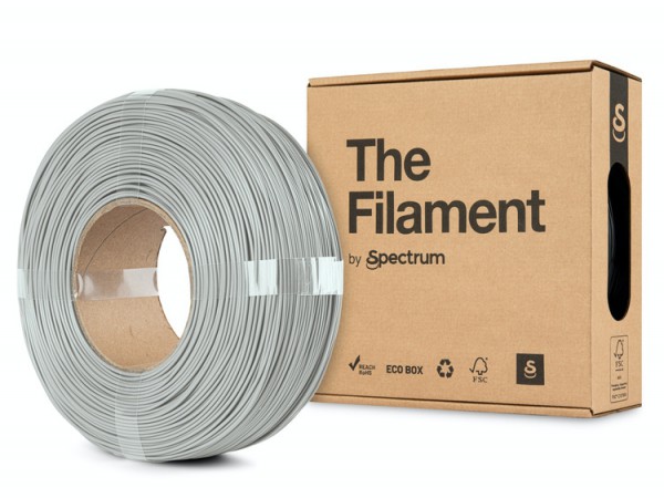 The Filament ReFill PLA SILVER ALUMINIUM 1.75mm 1kg