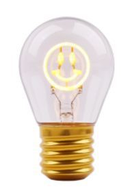 Synergy 21 LED Retrofit E40 Deko Bulb A68-smile aufladbar