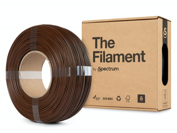 The Filament ReFill PLA BISON BROWN 1.75mm 1kg