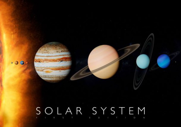Curiscope MINT Augmented Reality Poster &quot;Sonnensystem&quot; / &quot;Solar System&quot;