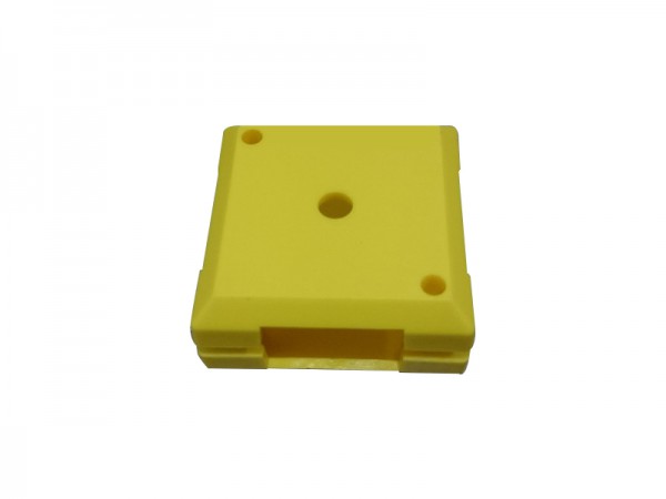 ALLNET Brick'R'knowledge Kunststoffschale 1x1 gelb oben und unten 10er Pack