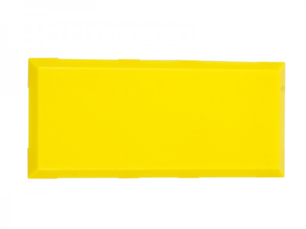 ALLNET Brick&#039;R&#039;knowledge Kunststoffschale 2x1 gelb oben und unten 10er Pack