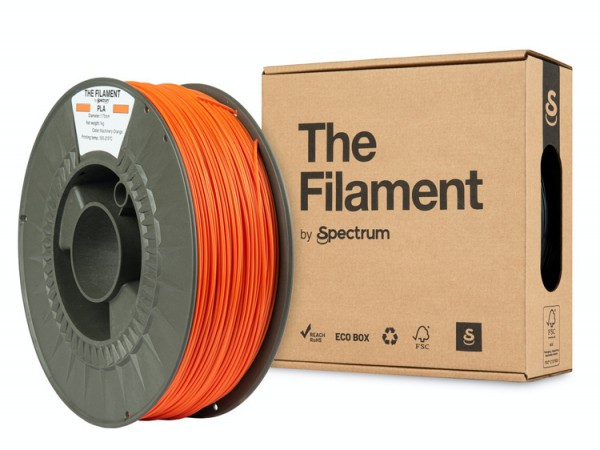 The Filament PLA MACHINERY ORANGE 1.75mm 1kg