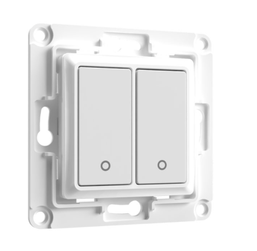 Shelly Accessories &quot;Wall Switch 2&quot; Wandtaster 2-fach Weiß