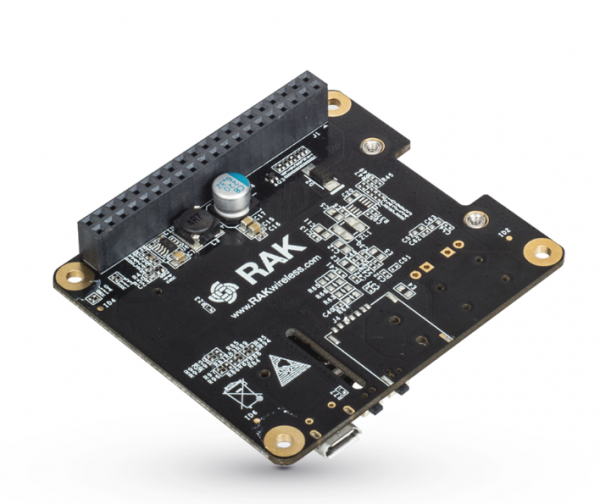 RAK Wireless LoRa R2287 Pi HAT Converter Board
