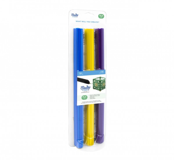 3Doodler Create+ Filament | 75 | PLA | violett, gelb, blau | "Tropic Mix"